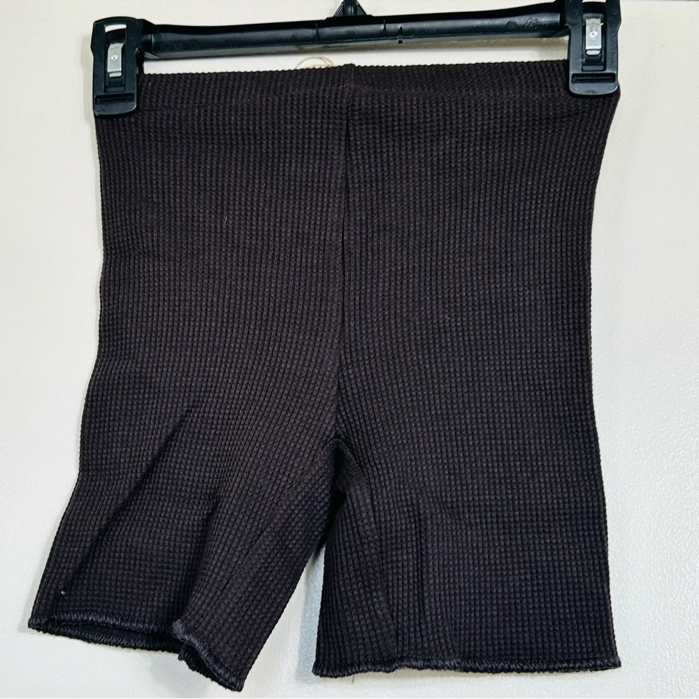 SKIMS NWT Waffle Shorts - Dark Chocolate- Size XXS - Picture 7 of 9